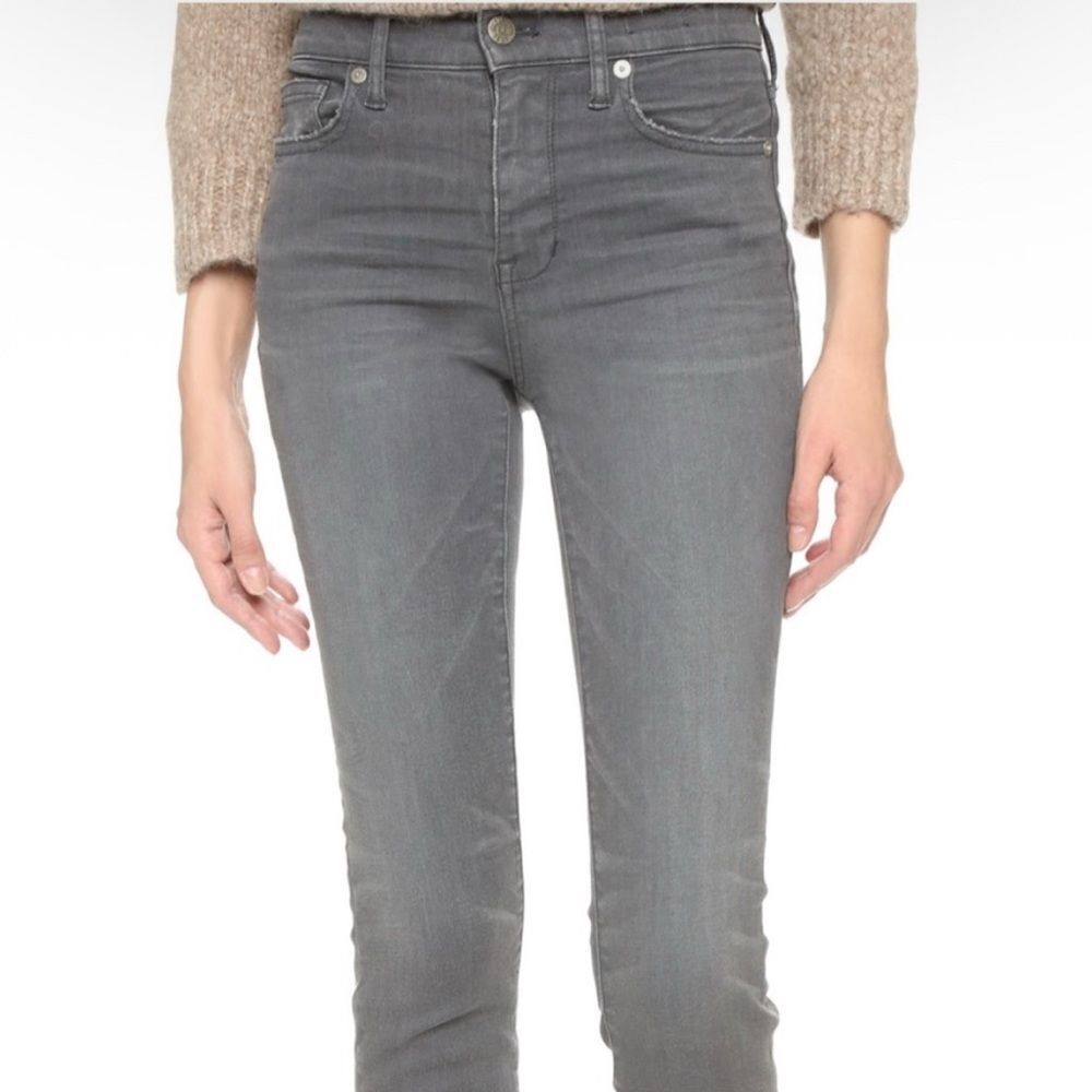 MADEWELL | gray high riser skinny skinny jean 26